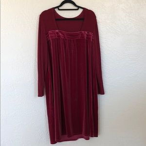 Vintage velvet dress